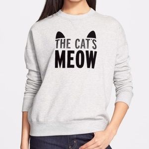 Kate Spade Cats Meow Crewneck Sweatshirt